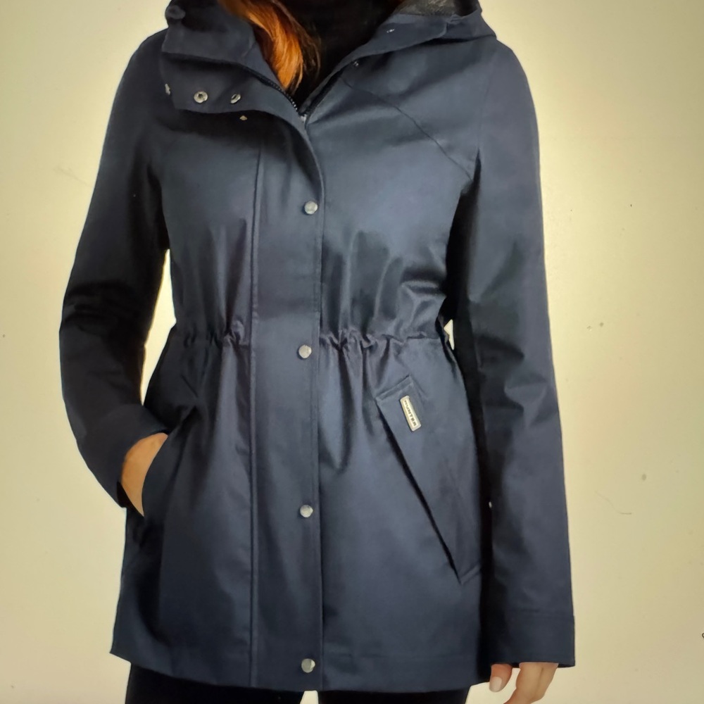 Hunter Women's Dark Blue Utility/Rain Jacket